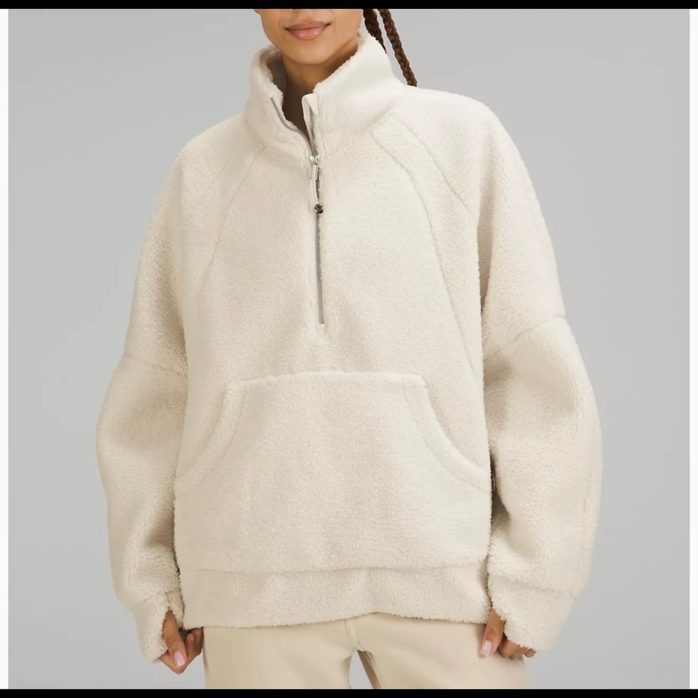 Lululemon Scuba Oversized Fleece Funnel-Neck Half-Zip Long